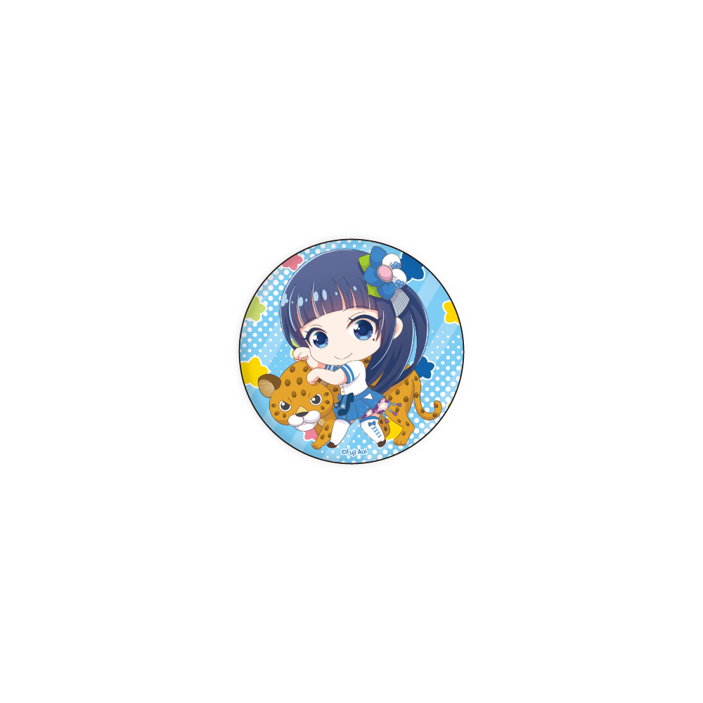 Can Badge Fuji Aoi 04 Female Leopard Pose Design Sd Set Of 3 Pieces 缶バッジ 富士葵 04 女豹ポーズデザインsd Anime Goods Badges