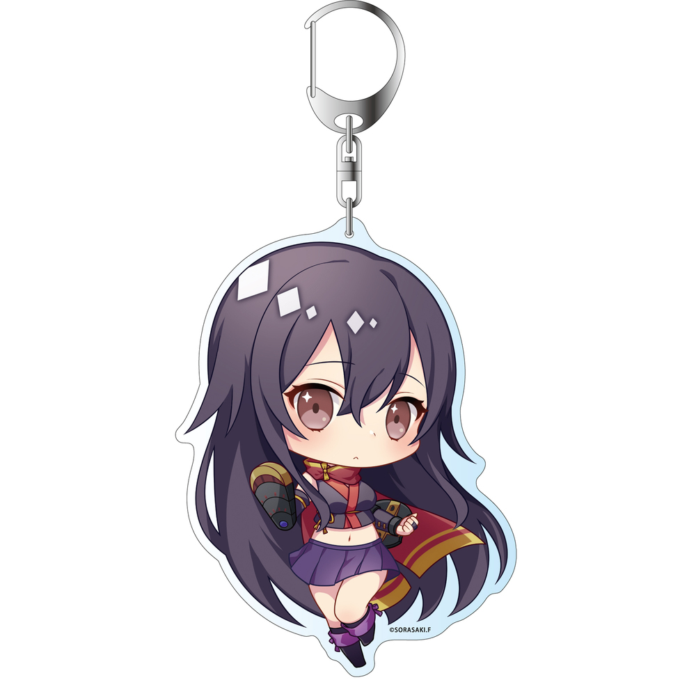 Release The Spyce Deka Key Chain Ishikawa Goe Deformed Ver 2 Release The Spyce デカキーホルダー 石川五恵 デフォルメver 2 Anime Goods Key Holders Straps