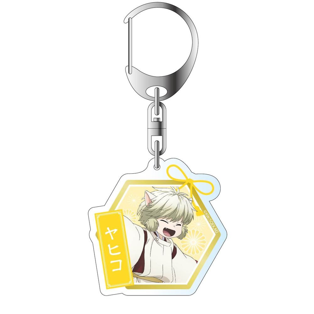 The Morose Mononokean Sequel Acrylic Key Chain Yahiko Set Of 3 Pieces 不機嫌なモノノケ庵 續 アクリルキーホルダー ヤヒコ Anime Goods Key Holders Straps