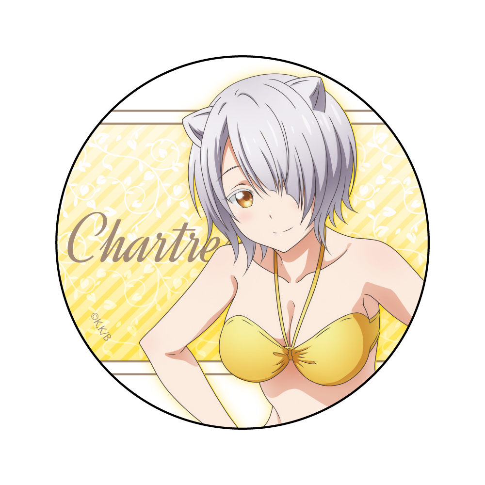 Juliet Of Boarding School Can Badge Chartreux Westia Swimwear Ver Set Of 3 Pieces 寄宿学校のジュリエット カンバッジ シャルトリュー ウェスティア 水着ver Anime Goods Badges