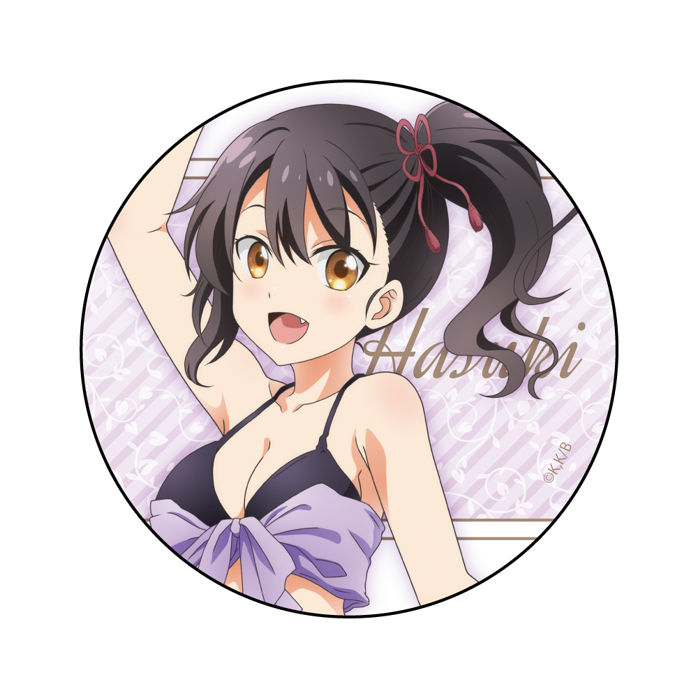 Juliet Of Boarding School Can Badge Komai Hasuki Swimwear Ver Set Of 3 Pieces 寄宿学校のジュリエット カンバッジ 狛井蓮季 水着ver Anime Goods Badges