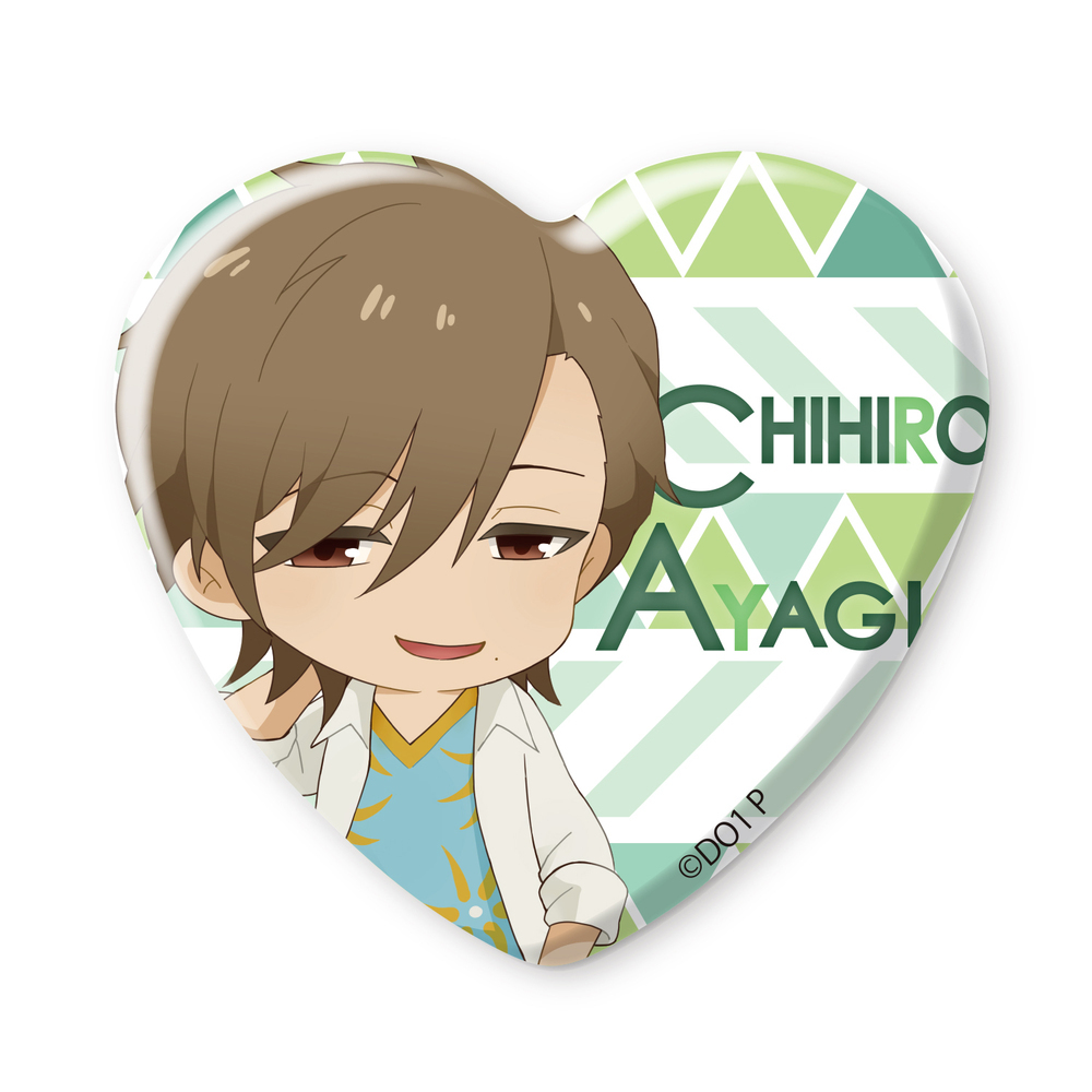 Dakaretai Otoko No 1 Ni Odosarete Imasu Heart Can Badge Ayagi Chihiro Set Of 3 Pieces 抱かれたい男1位に脅されています ハート缶バッジ 綾木千広 Anime Goods Badges