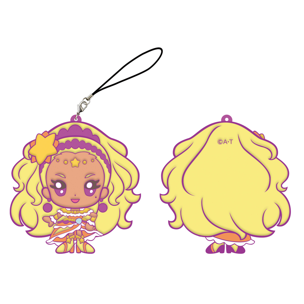 Star Twinkle Precure Atsumori Rubber Charm Cure Soleil Set Of 2 Pieces スター トゥインクルプリキュア 厚盛りラバーチャーム キュアソレイユ Anime Goods Key Holders Straps