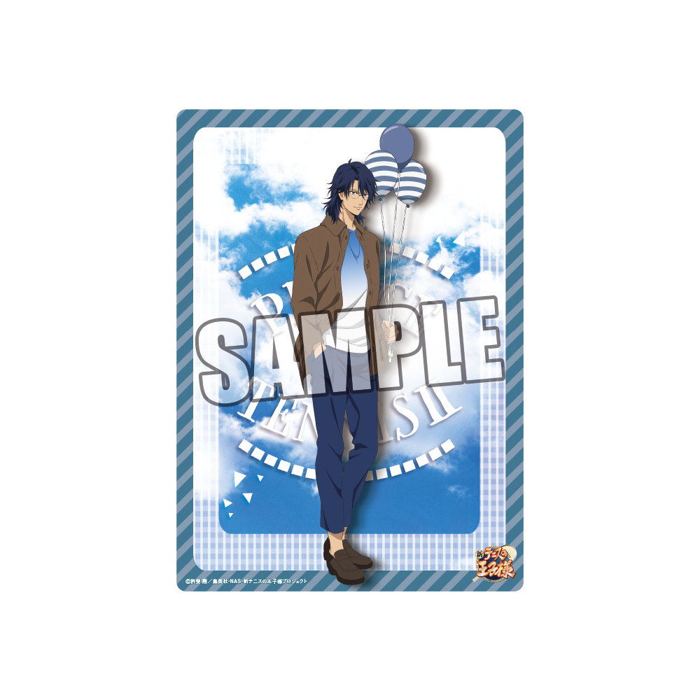 New The Prince Of Tennis B5 Clear Sheet Balloon Ver Oshitari Yushi Set Of 3 Pieces 新テニスの王子様 B5クリア下敷き バルーンver 忍足侑士 Anime Goods Stationery Stationary