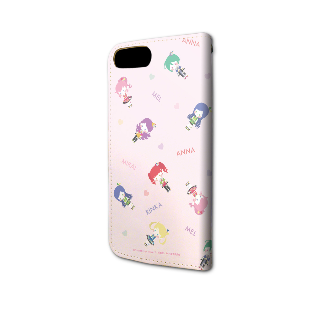 Book Type Smartphone Case For Iphone6 6s 7 8 Kiratto Pri Chan 03 Pink Postel 手帳型スマホケース Iphone6 6s 7 8兼用 キラッとプリ チャン 03 ピンク ぽすてる Anime Goods Card Phone Accessories