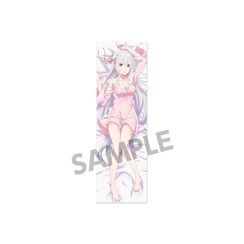 Re Zero kara Hajimeru Isekai Seikatsu Emilia Dakimakura Cover Re ゼロから始める異世界生活 エミリア 抱き枕カバー