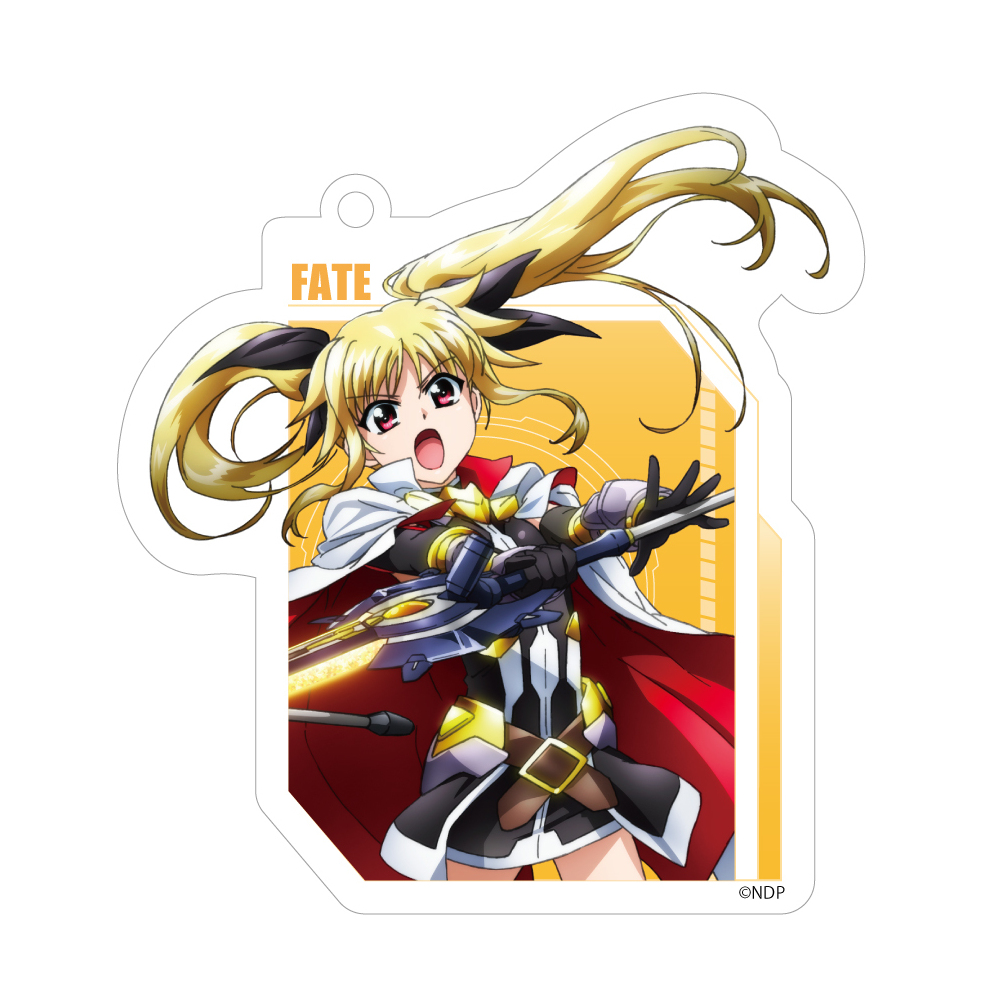 Magical Girl Lyrical Nanoha Detonation Acrylic Key Chain Fate T Harlaown Set Of 3 Pieces 魔法少女リリカルなのは Detonation アクリルキーホルダー フェイト T ハラオウン Anime Goods Key Holders Straps