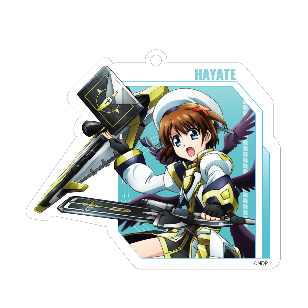 Magical Girl Lyrical Nanoha Detonation Acrylic Key Chain Yagami Hayate Set Of 3 Pieces 魔法少女リリカルなのは Detonation アクリルキーホルダー 八神はやて Anime Goods Key Holders Straps