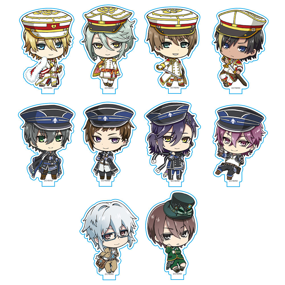 Ikemen Revolution Alice The Love Magic Acrylic Stand Collection Set Of 10 Pieces イケメン革命 アリスと恋の魔法 アクリルスタンドコレクション Anime Goods Candy Toys Trading Figures Illustrations