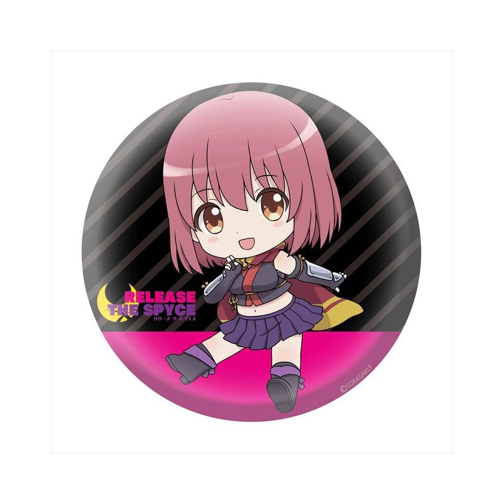 Release The Spyce Can Badge 100 Mianmoto Momo Set Of 2 Pieces Release The Spyce 缶バッジ100 源モモ Anime Goods Badges