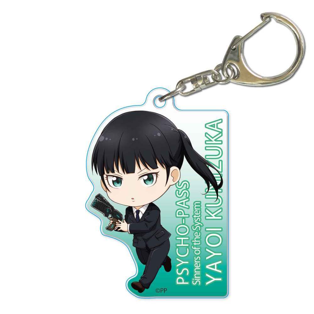 Psycho Pass Sinners Of The System Tekutoko Acrylic Key Chain Kinizuka Yayoi Set Of 3 Pieces Psycho Pass サイコパス Sinners Of The System てくトコアクリルキーホルダー 六合塚弥生 Anime Goods Key Holders Straps