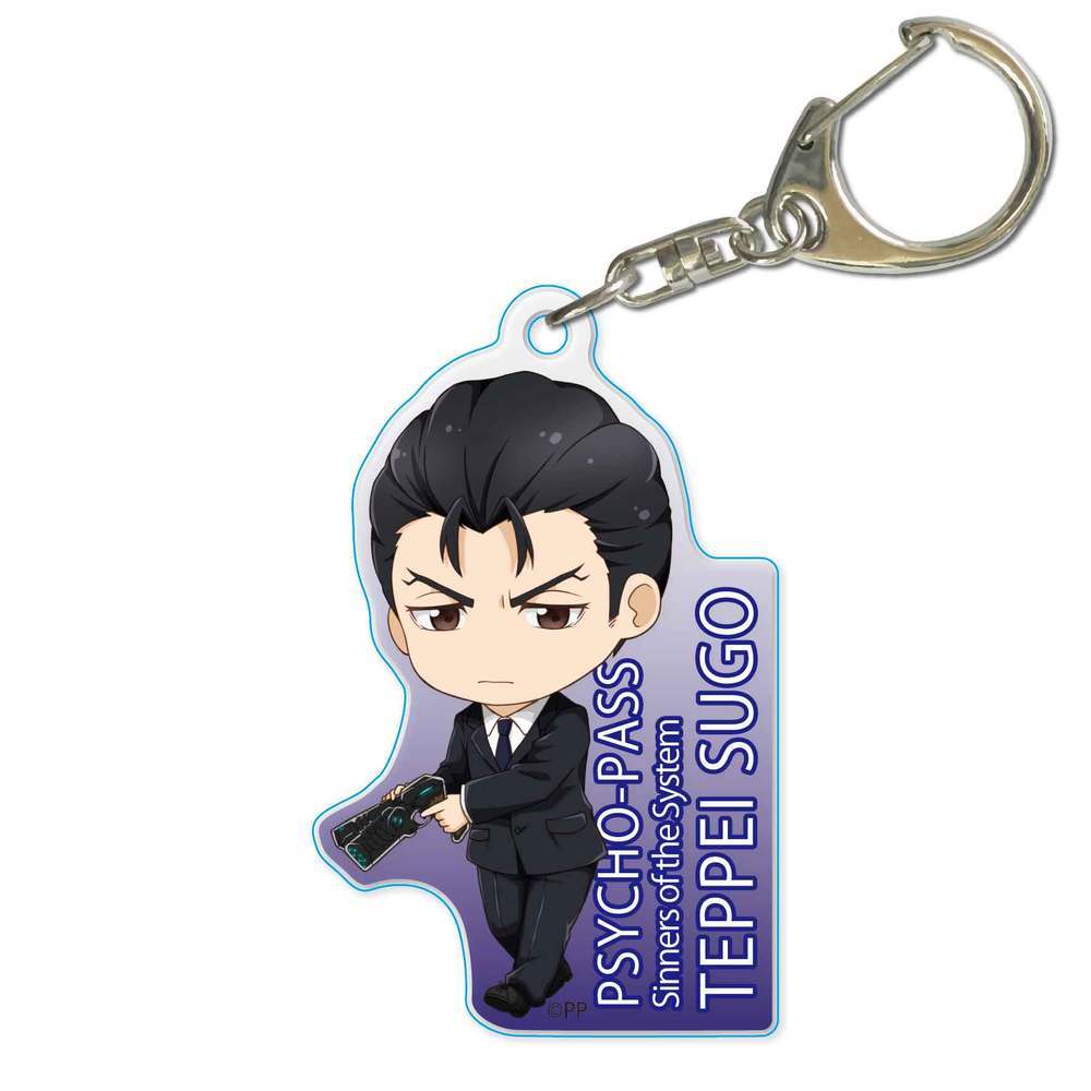 Psycho Pass Sinners Of The System Tekutoko Acrylic Key Chain Sugo Teppei Set Of 3 Pieces Psycho Pass サイコパス Sinners Of The System てくトコアクリルキーホルダー 須郷徹平 Anime Goods Key Holders Straps