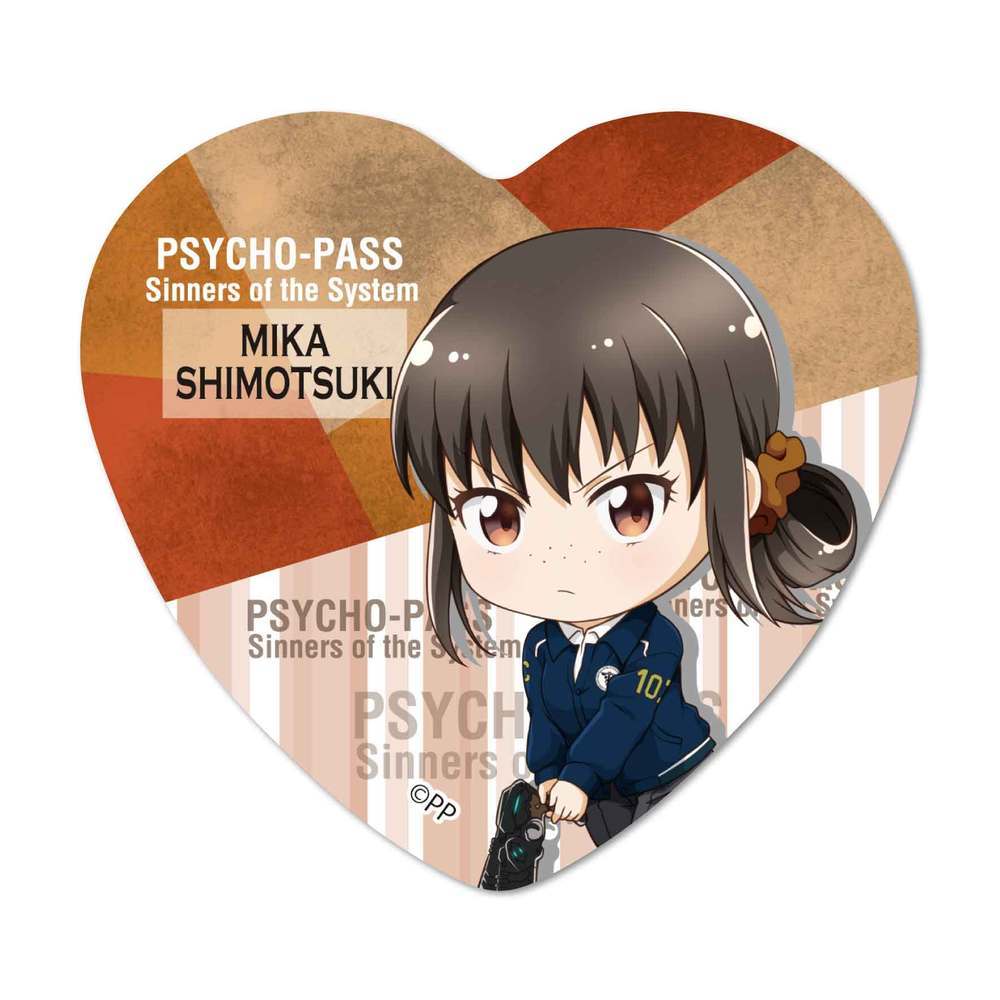 Psycho Pass Sinners Of The System Tekutoko Heart Can Badge Shimotsuki Mika Set Of 3 Pieces Psycho Pass サイコパス Sinners Of The System てくトコハート缶バッチ 霜月美佳 Anime Goods Badges