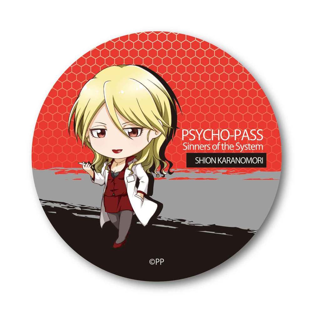 Psycho Pass Sinners Of The System Tekutoko Can Badge Karanomori Shion Set Of 3 Pieces Psycho Pass サイコパス Sinners Of The System てくトコ缶バッチ 唐之杜志恩 Anime Goods Badges