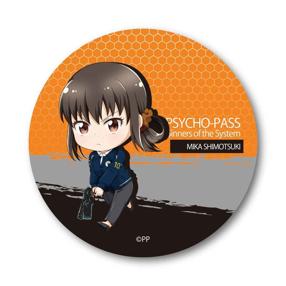 Psycho Pass Sinners Of The System Tekutoko Can Badge Shimotsuki Mika Set Of 3 Pieces Psycho Pass サイコパス Sinners Of The System てくトコ缶バッチ 霜月美佳 Anime Goods Badges