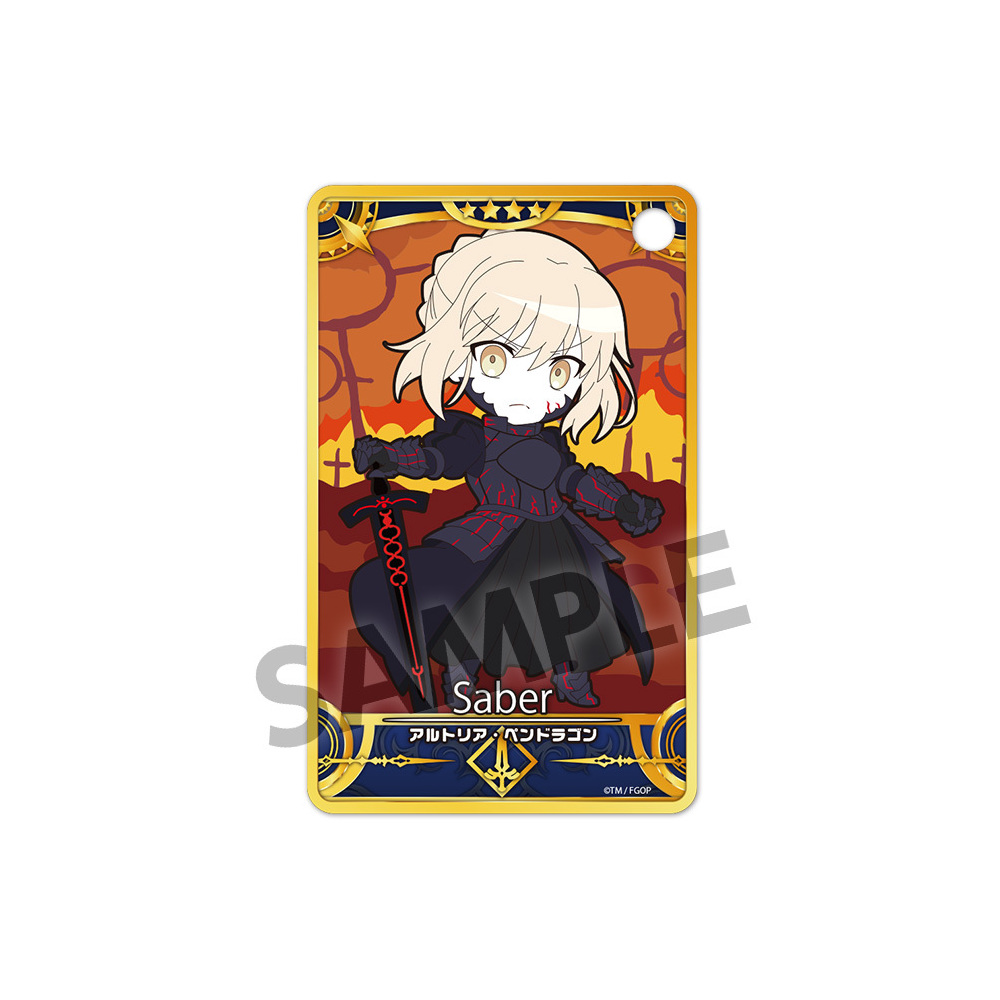 Pikuriru Fate Grand Order Pass Case Saber Altria Pendragon Alter Set Of 3 Pieces ぴくりる Fate Grand Order パスケース セイバー アルトリア ペンドラゴン オルタ Anime Goods Card Phone Accessories