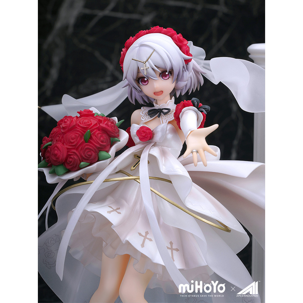 Apex X Mihoyo Honkai Impact 3rd Theresa Apocalypse Rosy Bridesmaid Ver Apex Mihoyo 崩壊3rd テレサ アポカリプス 花裳月紗ver Figures Statue Figures Kuji Figures