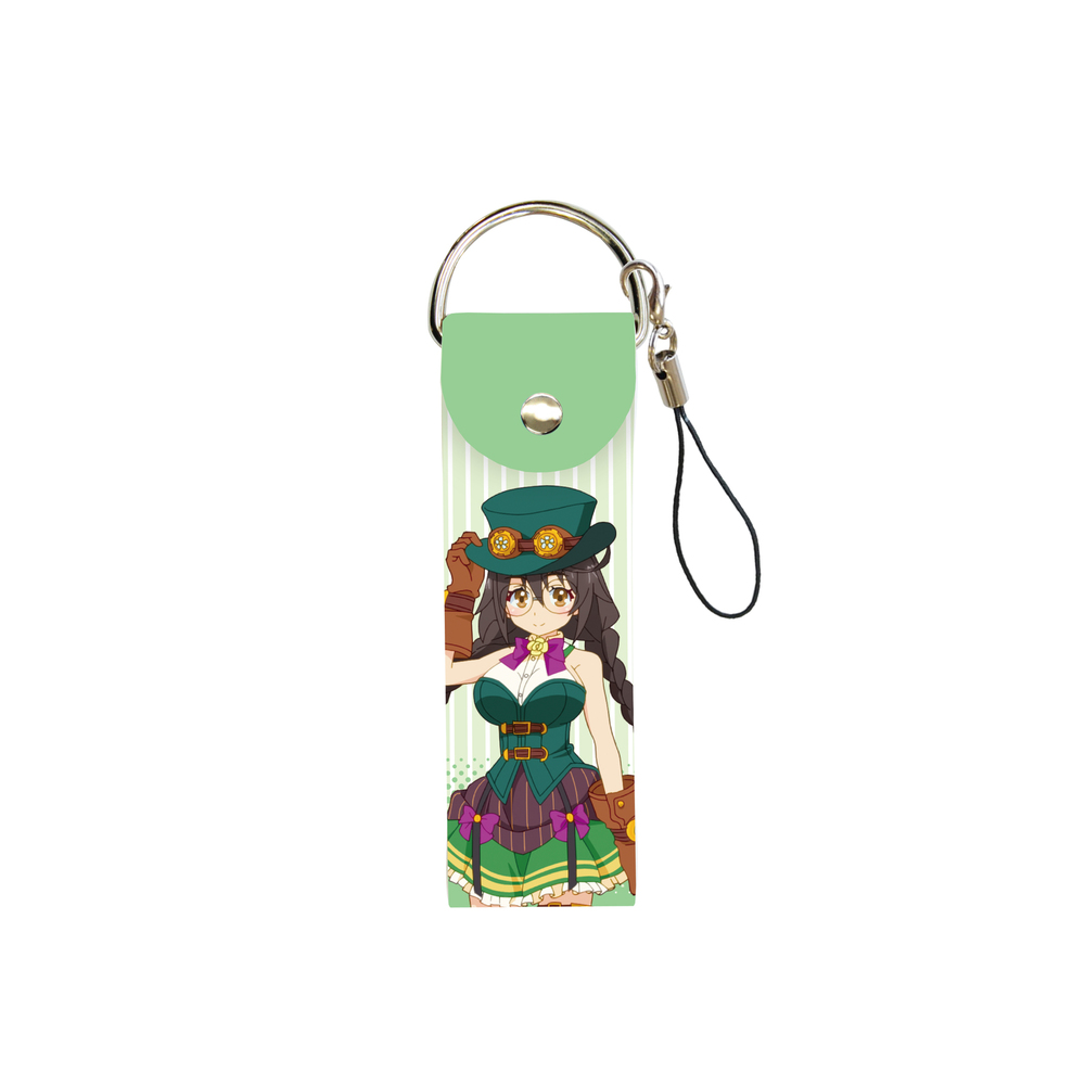 Big Leather Strap Pastel Memories 02 Sakaki Ayaka ビッグレザーストラップ ぱすてるメモリーズ 02 榊亜矢香 Anime Goods Key Holders Straps
