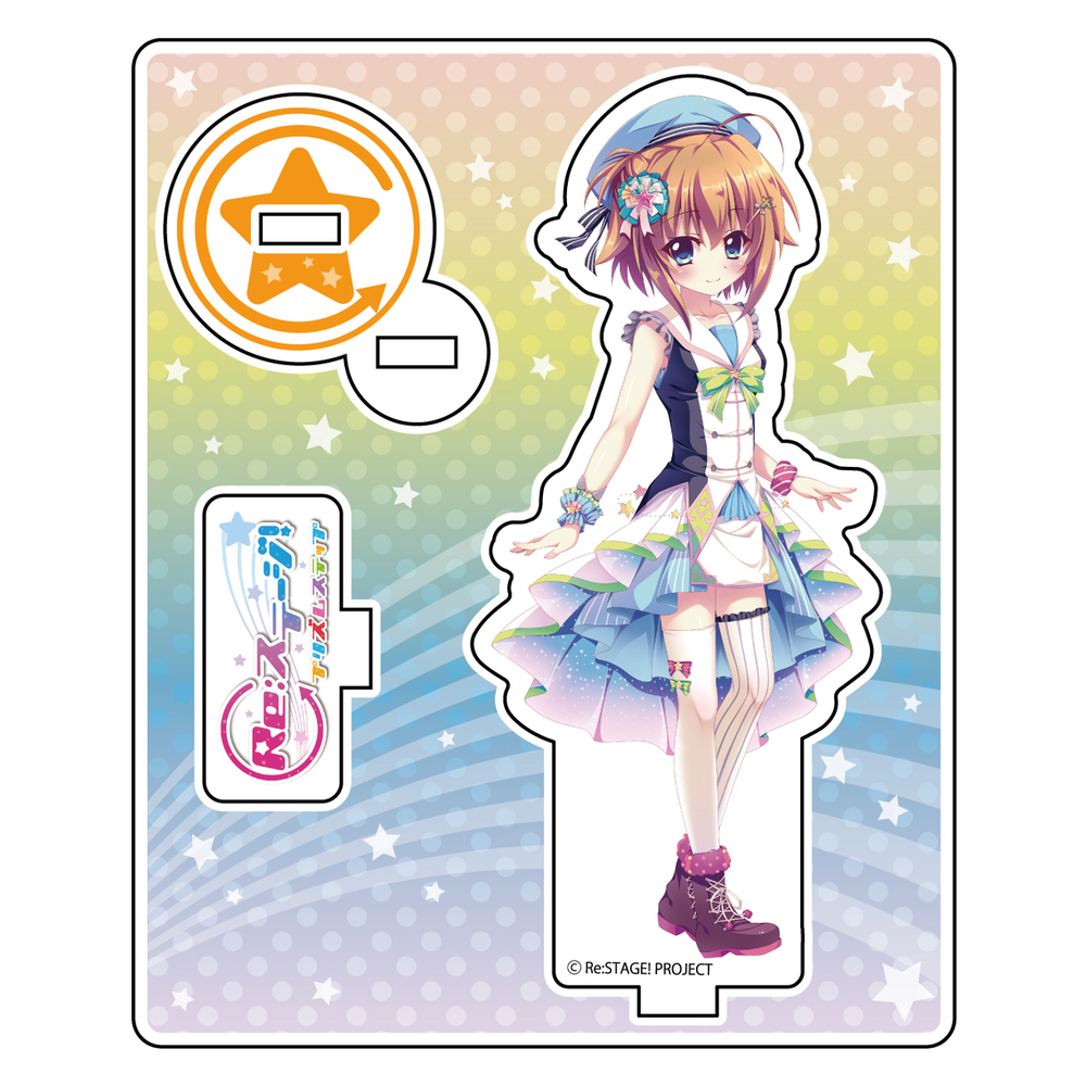 Re Stage Prism Step Acrylic Diorama Shikimiya Mana Re ステージ プリズムステップ アクリルジオラマ 式宮舞菜 Anime Goods Illustrations