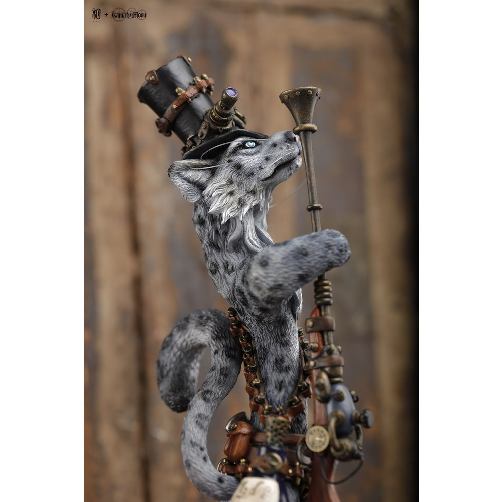 Mitsuji Kamata Steampunk Snow Leopard | 鎌田光司 Steampunk Snow Leopard ...