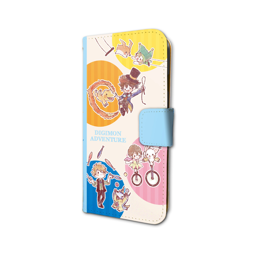 Book Type Smartphone Case For Iphone6 6s 7 8 Digimon Adventure 12 Yagami Taichi Ishida Yamato Takaishi Takeru Yagami Hikari Graff Art Design 手帳型スマホケース Iphone6 6s 7 8兼用 デジモンアドベンチャー 12 八神太一 石田ヤマト 高石タケル 八神