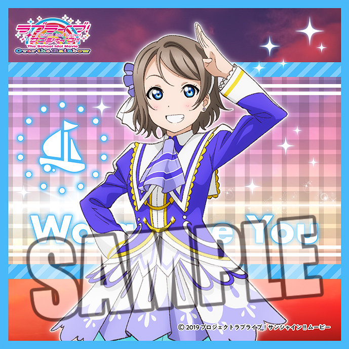 Love Live Sunshine The School Idol Movie Over The Rainbow Microfiber Mini Towel Watanabe You Set Of 3 Pieces ラブライブ サンシャイン The School Idol Movie Over The Rainbow マイクロファイバーミニタオル 渡辺曜 Anime