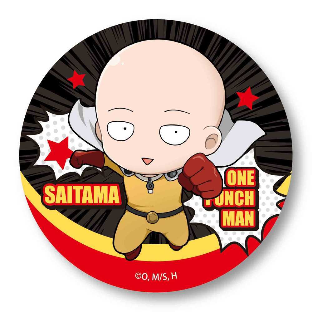 One Punch Man Trading Can Badge Pukasshu Set Of 10 Pieces ワンパンマン トレーディング缶バッチ ぷかっしゅ Anime Goods Badges Candy Toys Trading Figures