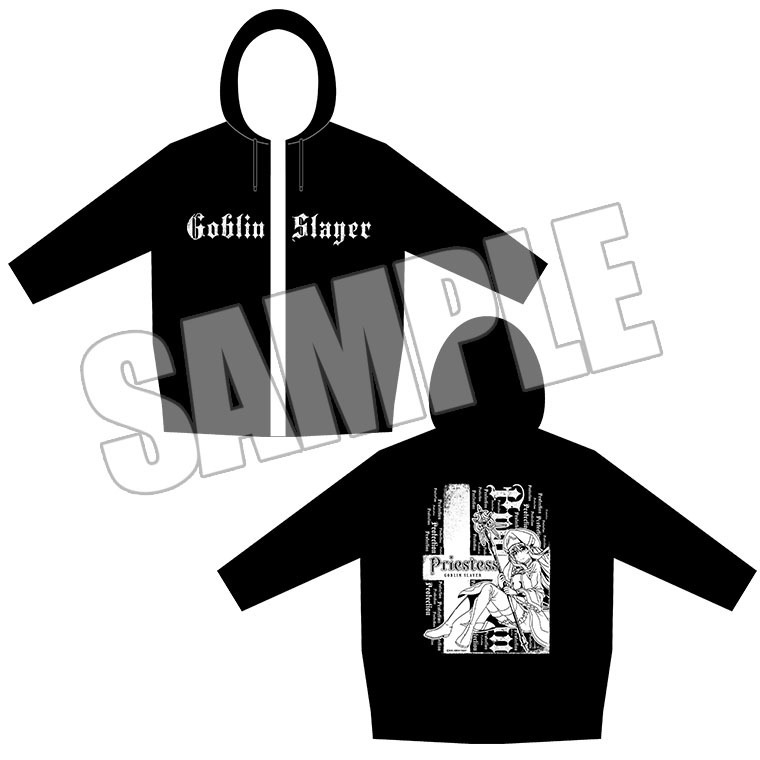 Goblin Slayer Zip Up Hoodie Priestess Free Size ゴブリンスレイヤー ジップアップパーカー 女神官 フリーサイズ Anime Goods Fashion Clothes