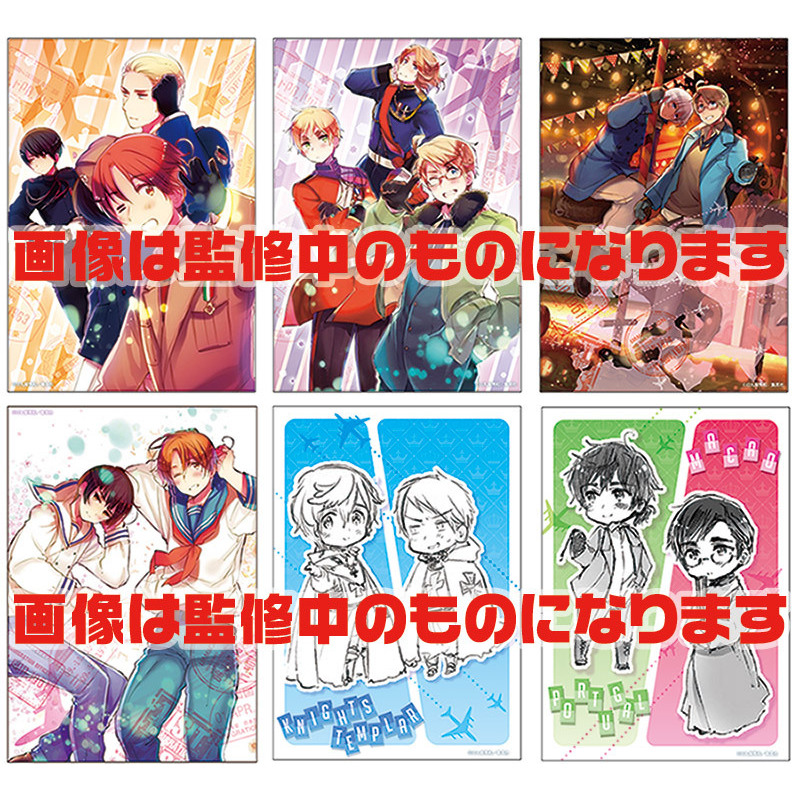 Hetalia World Stars Bromide Collection Set Of 12 Pieces ヘタリア World Stars ブロマイドコレクション Anime Goods Candy Toys Trading Figures