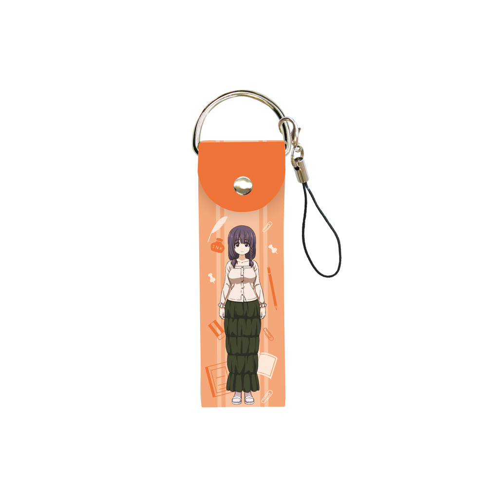 Big Leather Strap Nande Koko Ni Sensei Ga 02 Matsukaze Mayu ビッグレザーストラップ なんでここに先生が 02 松風真由 Anime Goods Key Holders Straps