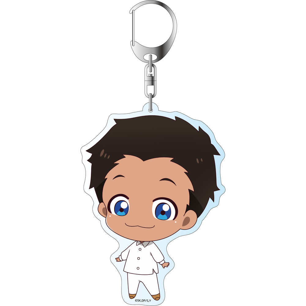 The Promised Neverland Deka Key Chain Phil Deformed Ver 約束のネバーランド デカキーホルダー フィル デフォルメver Anime Goods Key Holders Straps