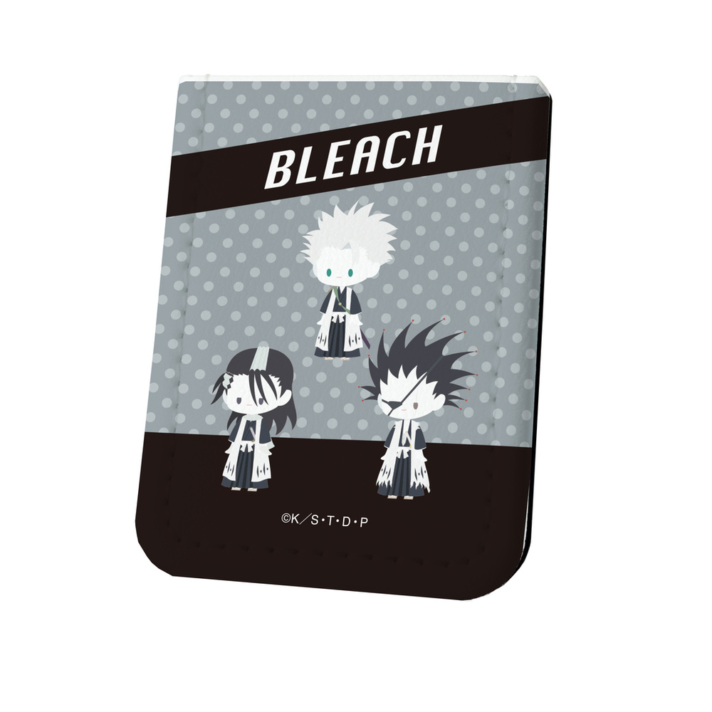 Leather Sticky Book Bleach 03 Kuchiki Byakuya Zaraki Kenpachi Hitsugaya Toshiro Postel Set Of 3 Pieces レザーフセンブック Bleach 03 朽木白哉 更木剣八 日番谷冬獅郎 ぽすてる Anime Goods Card Phone Accessories