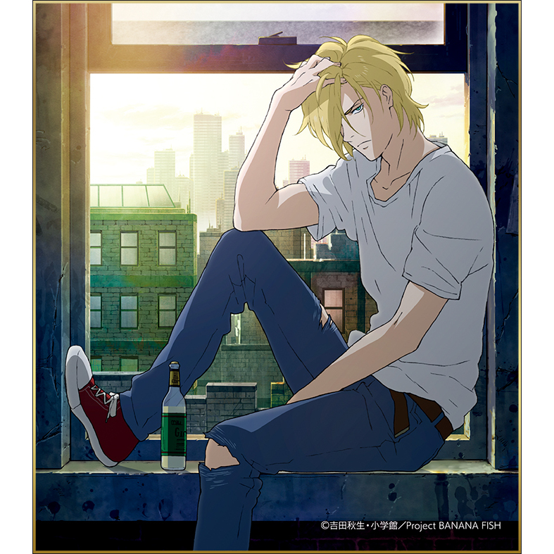 Banana Fish Mini Shikishi Collection With Stand Set Of 11 Pieces Banana Fish スタンド付きミニ色紙コレクション Anime Goods Candy Toys Trading Figures