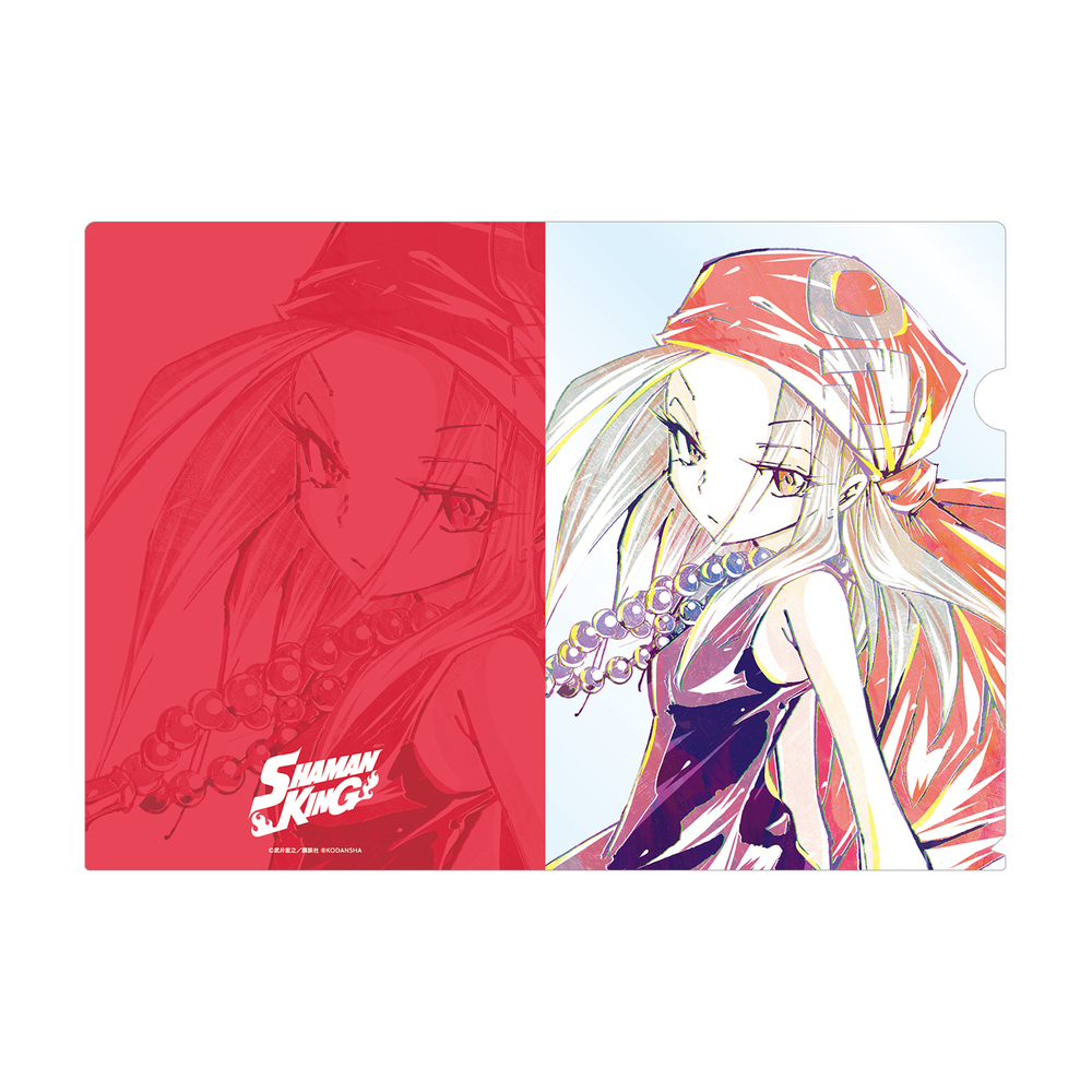 Shaman King Ani Art Clear File Kyoyama Anna Set Of 3 Pieces シャーマンキング Ani Art クリアファイル 恐山アンナ Anime Goods Stationery Stationary