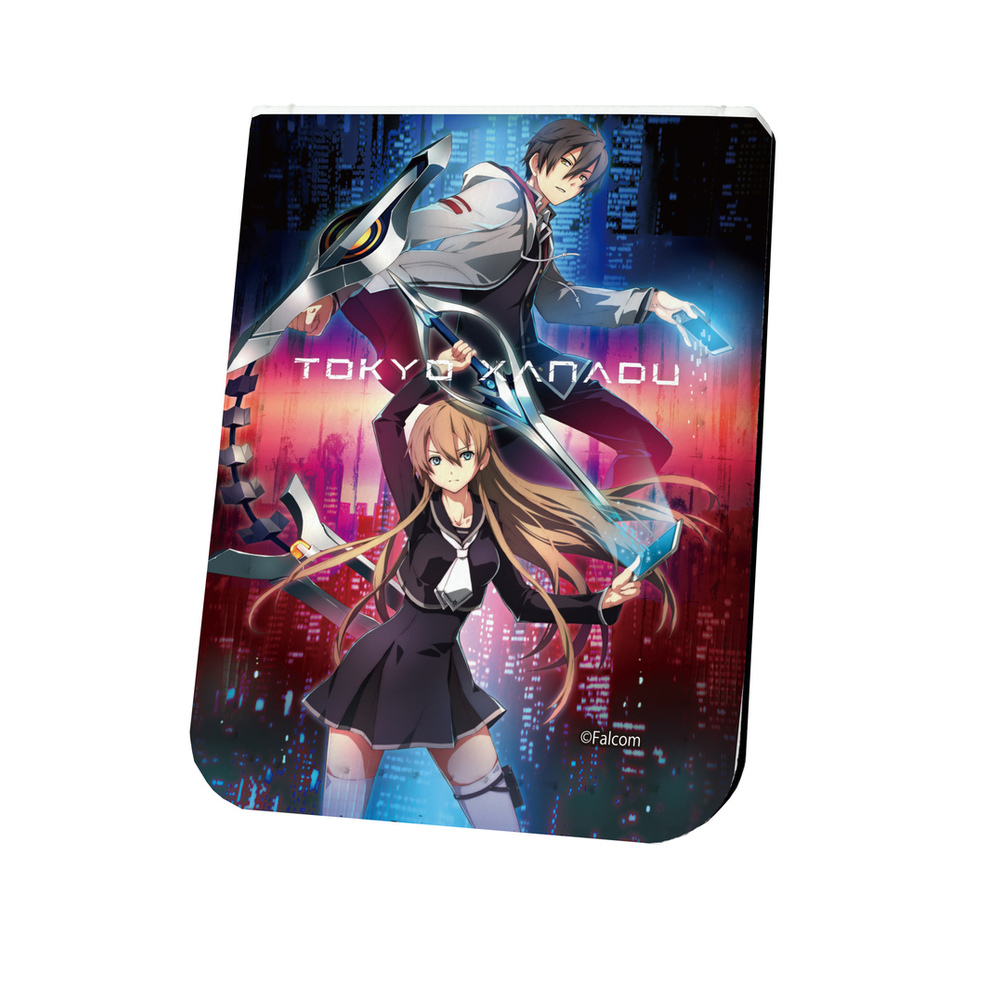 Leather Sticky Book Tokyo Xanadu 02 Tokisaka Kou Hiiragi Asuka Set Of 3 Pieces レザーフセンブック 東亰ザナドゥ 02 時坂洸 柊明日香 Anime Goods Card Phone Accessories