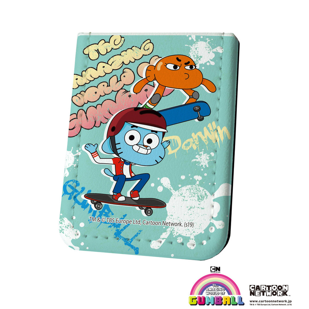 Leather Sticky Book The Amazing World Of Gumball 01 Gumball Darwin Set Of 3 Pieces レザーフセンブック おかしなガムボール 01 ガムボール ダーウィン Anime Goods Card Phone Accessories