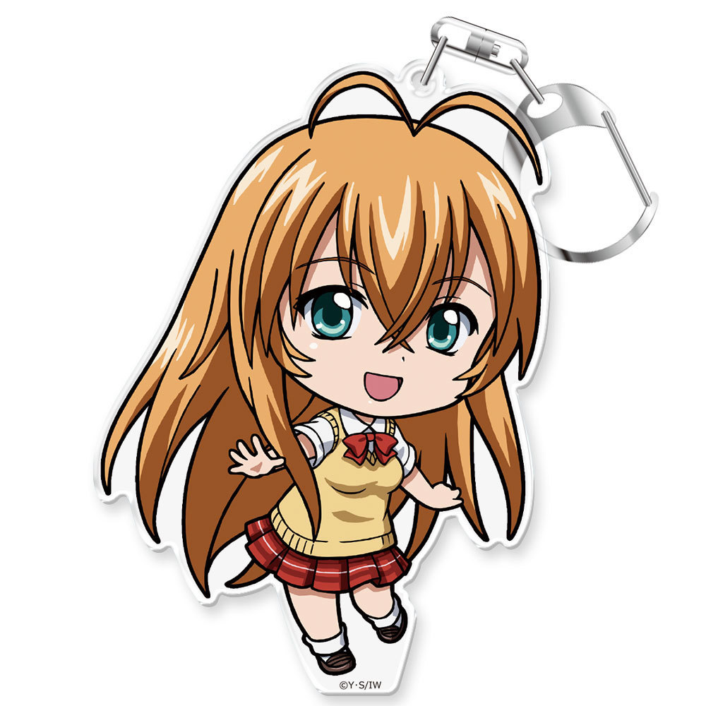 Ikki Tousen Western Wolves Puni Colle Key Chain With Stand Sonsaku Hakufu Set Of 2 Pieces 一騎当千 Western Wolves ぷにこれ キーホルダー スタンド付 孫策伯符 Anime Goods Key Holders Straps