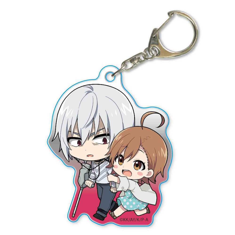 A Certain Scientific Accelerator Tekutoko Acrylic Key Chain Accelerator Last Order Set Of 3 Pieces とある科学の一方通行 てくトコアクリルキーホルダー アクセラレータ ラストオーダー Anime Goods Key Holders Straps