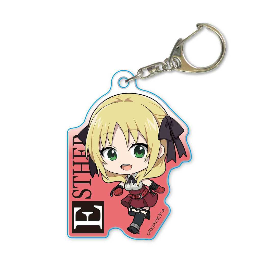 A Certain Scientific Accelerator Tekutoko Acrylic Key Chain Estelle Rosenthal Set Of 3 Pieces とある科学の一方通行 てくトコアクリルキーホルダー エステル ローゼンタール Anime Goods Key Holders Straps