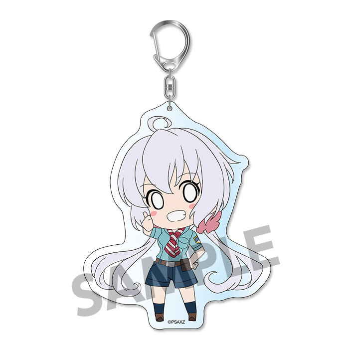 Senki Zesshou Symphogear Axz Senki Zesshou Shinai Acrylic Key Chain Yukine Chris S O N G School Uniform Ver Set Of 3 Pieces 戦姫絶唱シンフォギアaxz 戦姫絶唱しないアクリルキーホルダー 雪音クリス S O N G 制服ver Anime Goods Key Holders