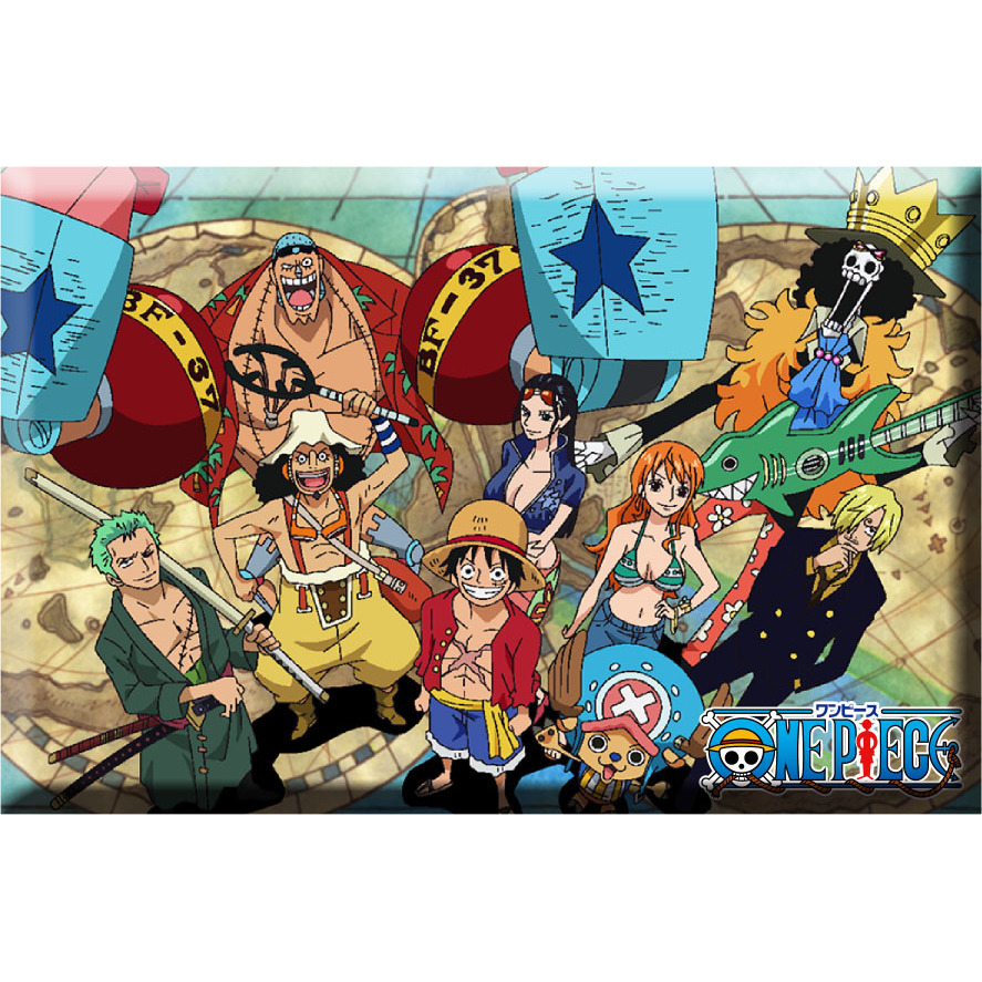 One Piece Treasure Magnet Group B Set Of 3 Pieces ワンピース トレジャー マグネット 集合 B Anime Goods Stationery Stationary