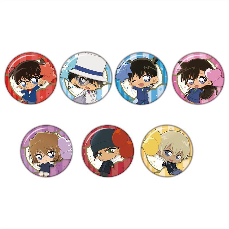 Detective Conan Trading Can Badge Balloon Series (SET OF 7 PIECES ...