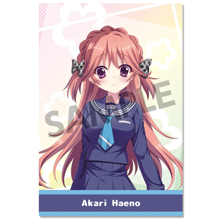 Re Stage Prism Step Postcard Set Haeno Akari Set Of 6 Pieces Re ステージ プリズムステップ ポストカードセット 南風野朱莉 Anime Goods Illustrations