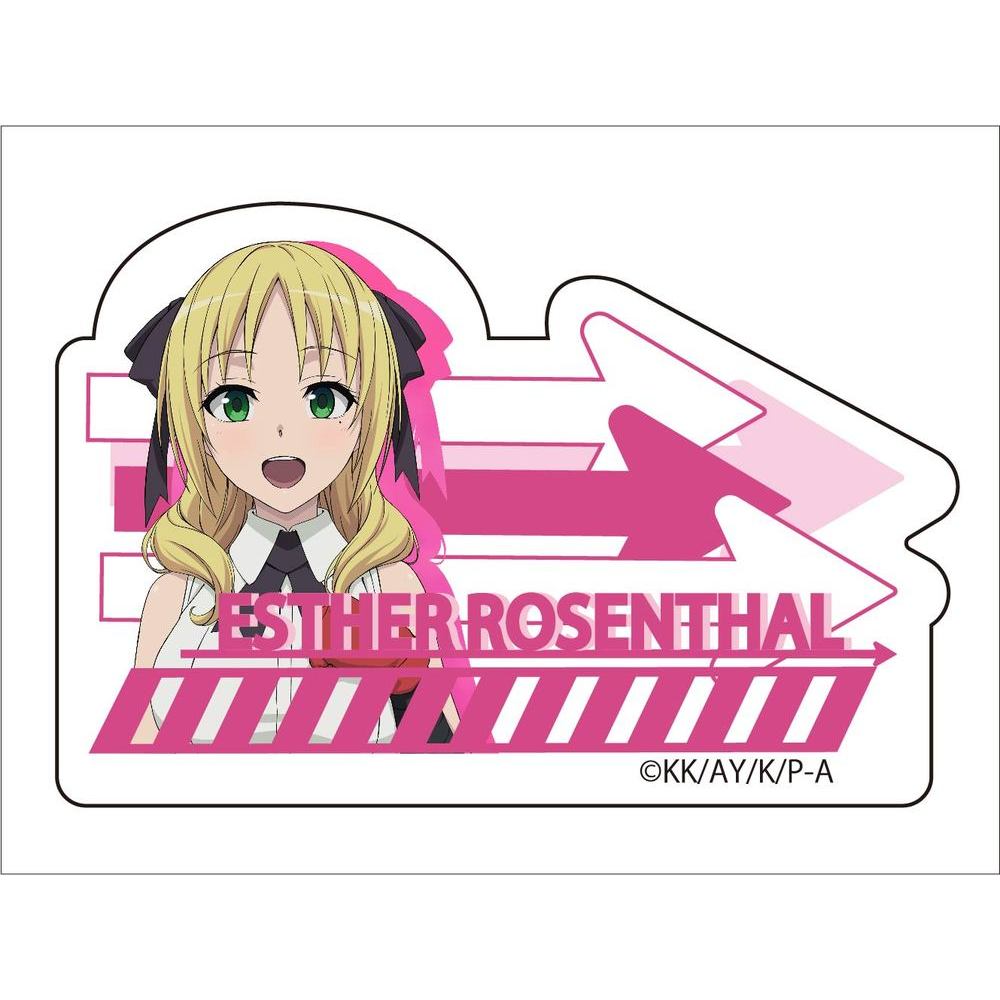 A Certain Scientific Accelerator Acrylic Magnet Esther Rosenthal Set Of 2 Pieces とある科学の一方通行 アクリルマグネット エステル ローゼンタール Anime Goods Stationery Stationary