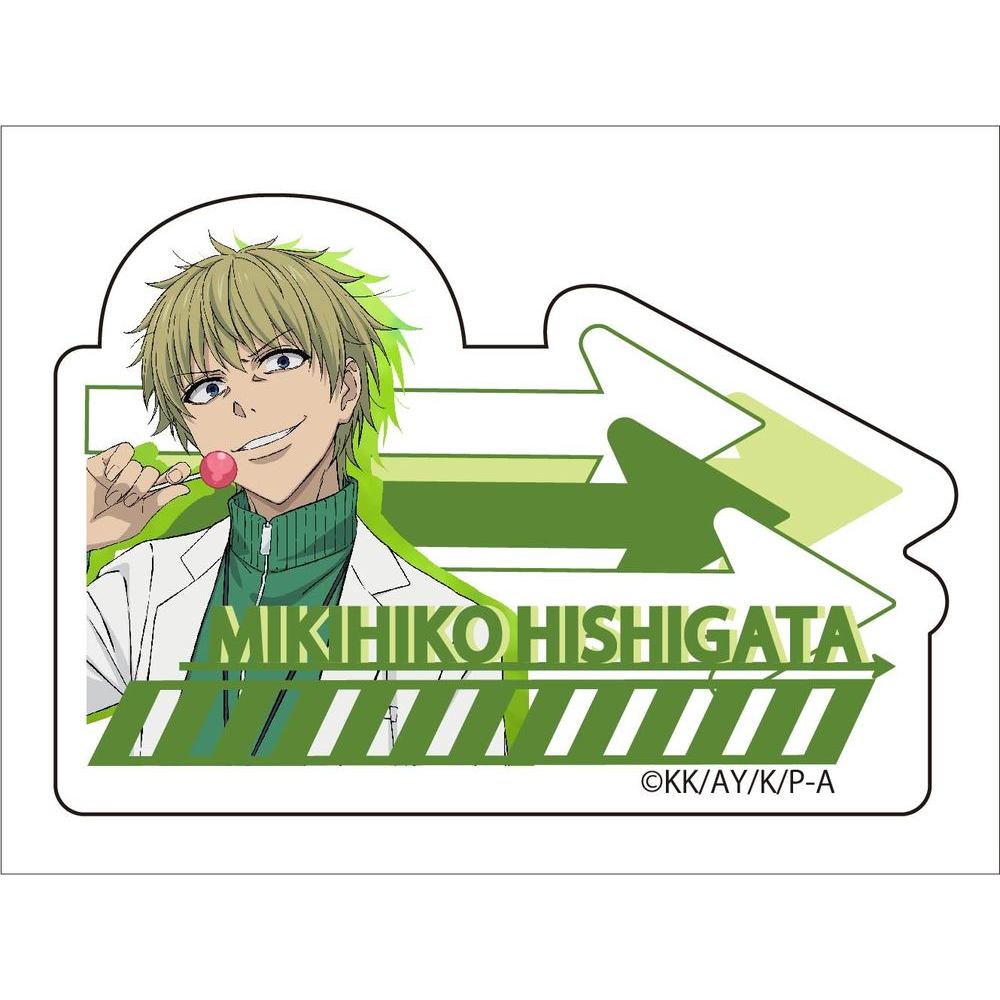 A Certain Scientific Accelerator Acrylic Magnet Hishigata Mikihiko Set Of 2 Pieces とある科学の一方通行 アクリルマグネット 菱形幹比古 Anime Goods Stationery Stationary