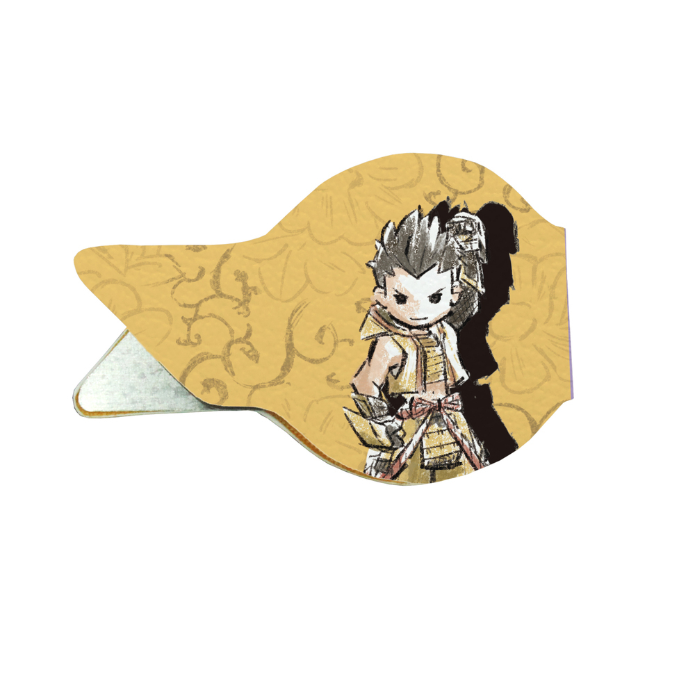 Leather Penclip Sengoku Basara 04 Tokugawa Ieyasu Ishida Mitsunari Graff Art Design Set Of 2 Pieces レザーペンクリップ 戦国basara 04 徳川家康 石田三成 グラフアートデザイン Anime Goods Stationery Stationary