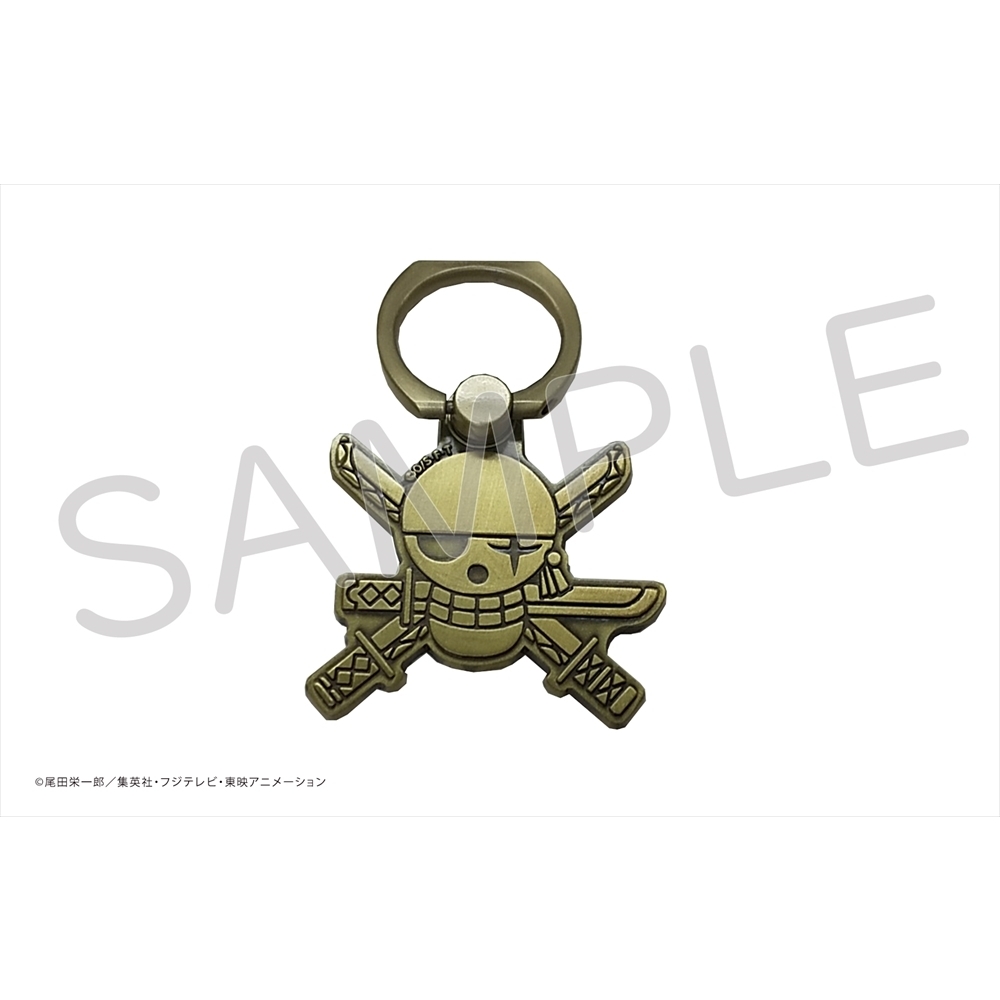 One Piece Pirate Flag Hold Ring Zoro ワンピース 海賊旗ホールドリング ゾロ Anime Goods Key Holders Straps