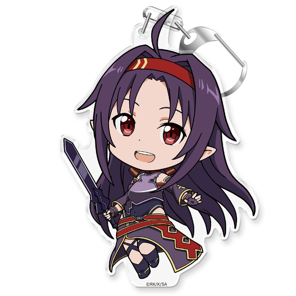 Sword Art Online Puni Colle Key Chain With Stand Yuki Mother S Rosario Set Of 2 Pieces ソードアート オンライン ぷにこれ キーホルダー スタンド付 ユウキ マザーズ ロザリオ Anime Goods Key Holders Straps