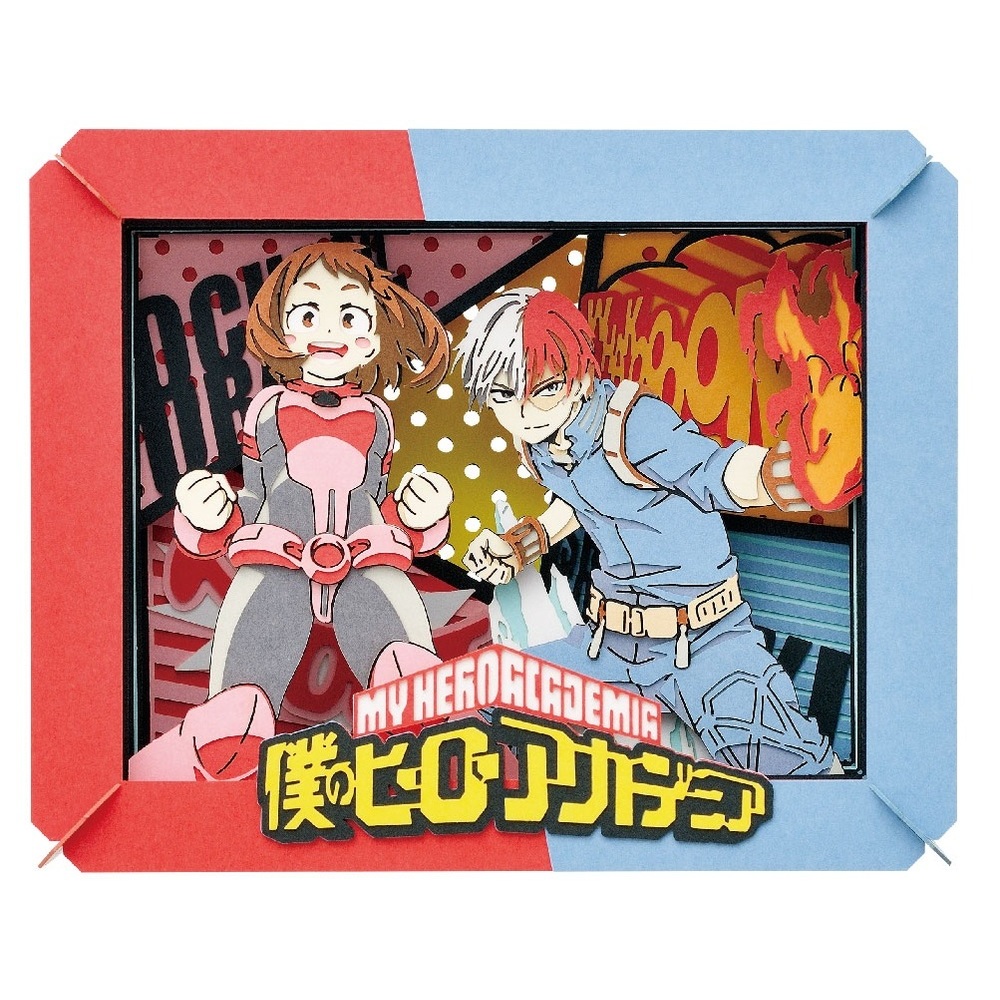 My Hero Academia Paper Theater Pt 161 Uraraka Ochako Todoroki Shoto Set Of 6 Pieces 僕のヒーローアカデミア ペーパーシアター Pt 161 麗日お茶子 轟焦凍 Anime Goods Candy Toys Trading Figures