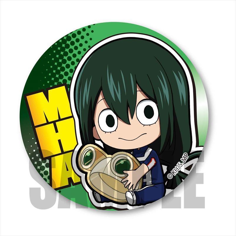 My Hero Academia GyuGyutto Can Badge Gym Uniform Ver. Asui Tsuyu (SET ...